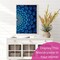 Mandala Diamond Painting Kits for Adults, Blue and Black Pattern 5D Diamond Painting for Adults, DIY Mandala Wall Art, Cross Stitch Pattern Gem Art, Full Round Drill 12x16